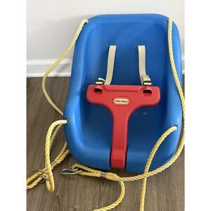 Little Tikes 2-in-1 Snug/Secure Baby Toddler Swing Set Toy Play Ground Seatbelt